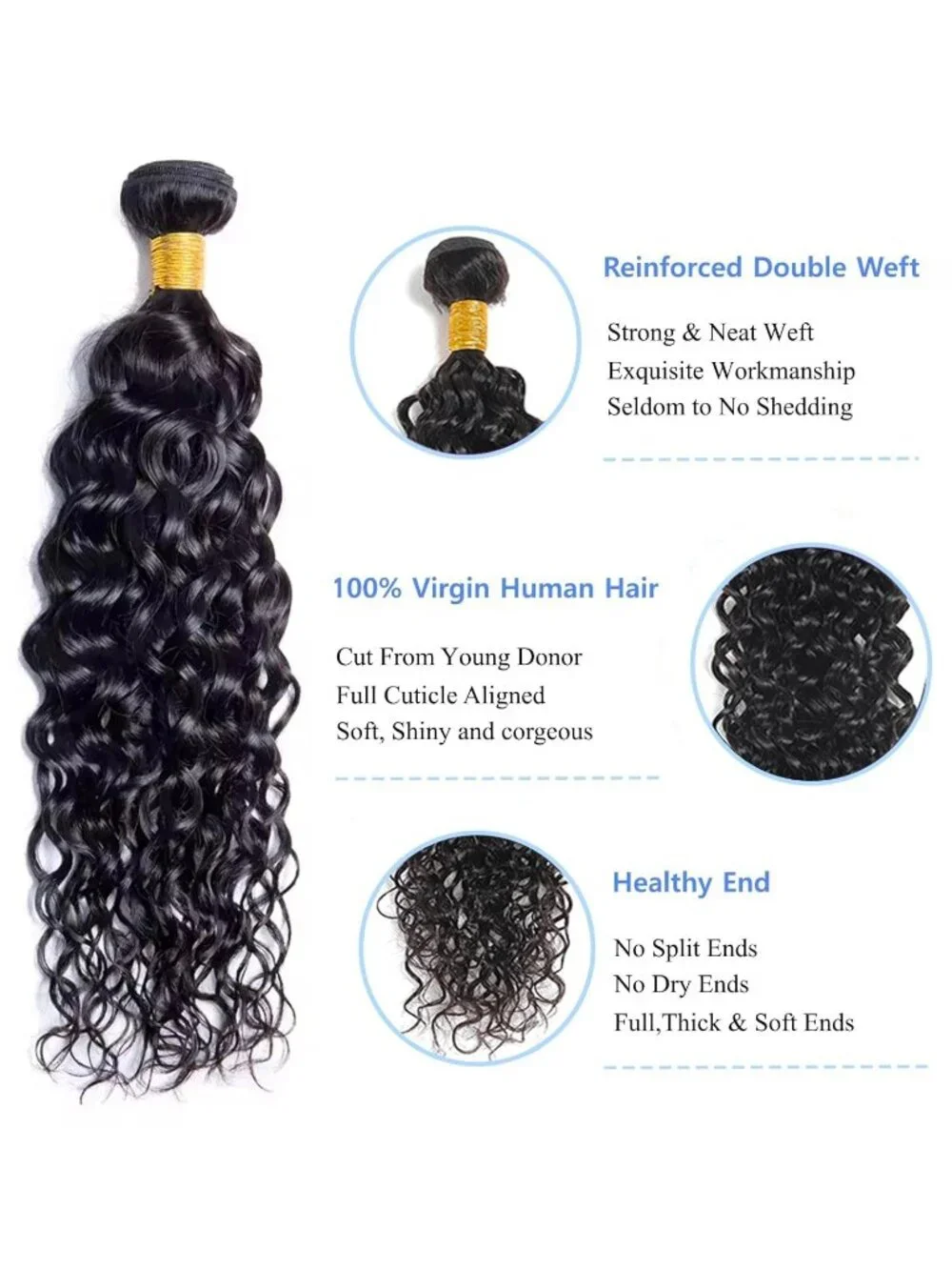 NEW Unprocessed Human Hair 22